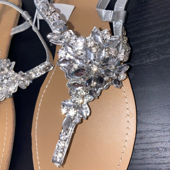 Jeweled Bridal Sandals - Picture 2 of 3